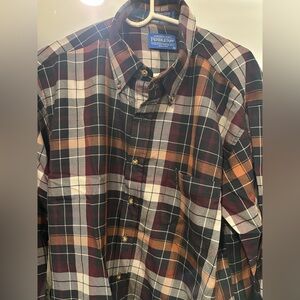 🖤🧡 Pendleton 💯 Wool Plaid Shirt